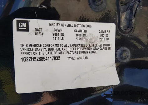 2008 Pontiac G6 Gt from USA, damaged, VIN 1G2ZH57N884151627